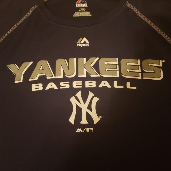 Yankees Baseball Majestic Mens Shirt Size- Large - Picture 4 of 6